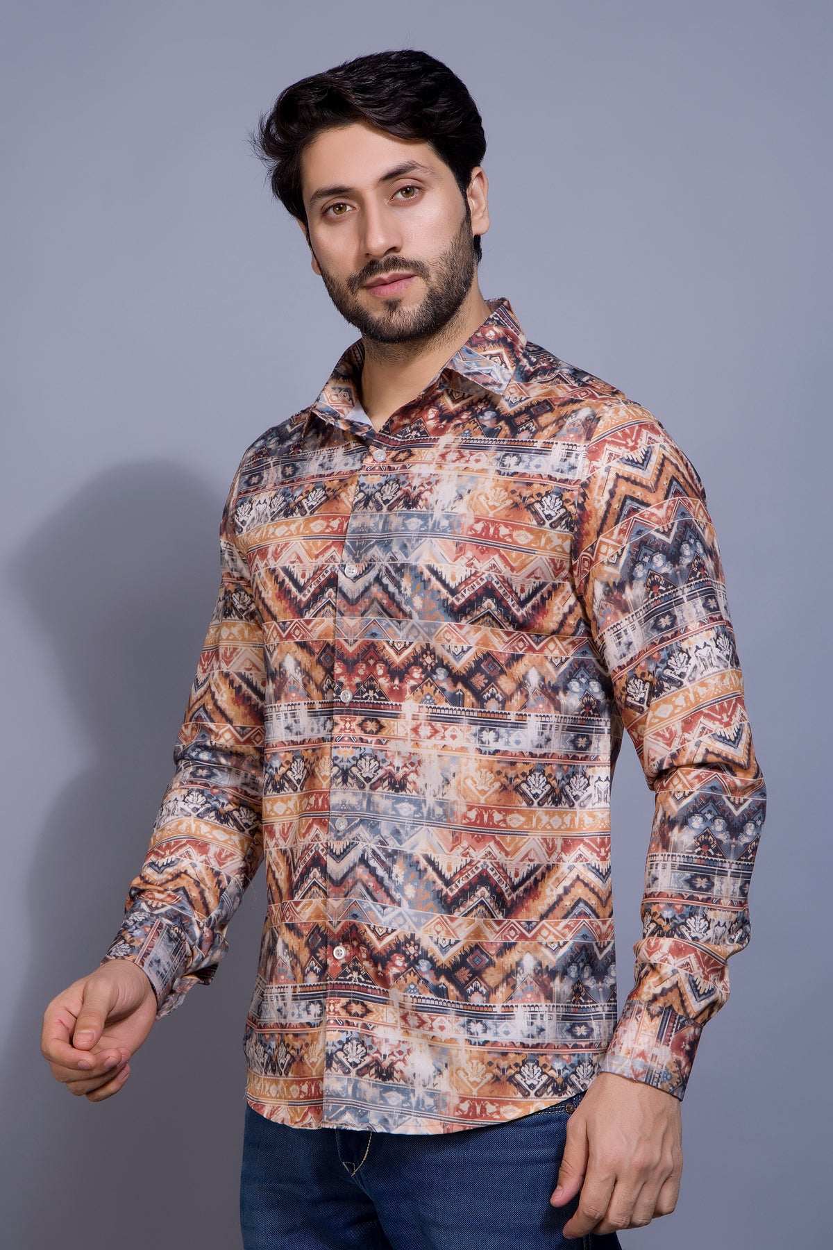 Multicolored Printed Shirt