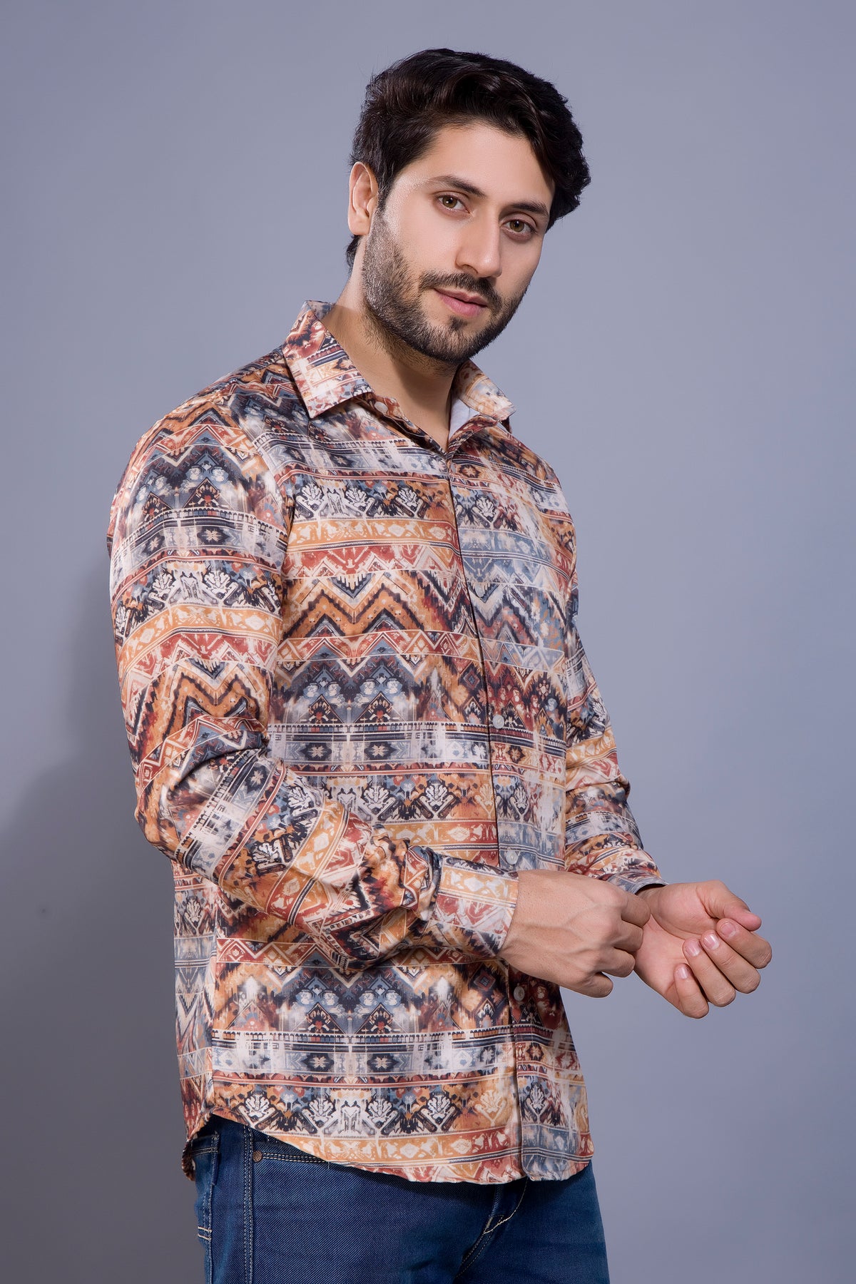 Multicolored Printed Shirt