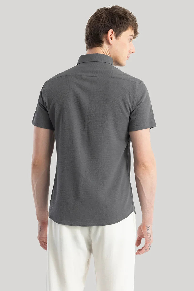 Torbjorn Charcoal Grey Plain Shirts