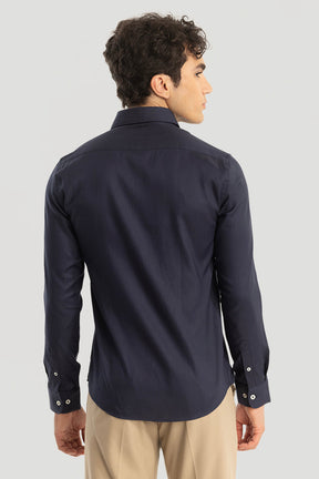 Navy Slim Fit Shirt