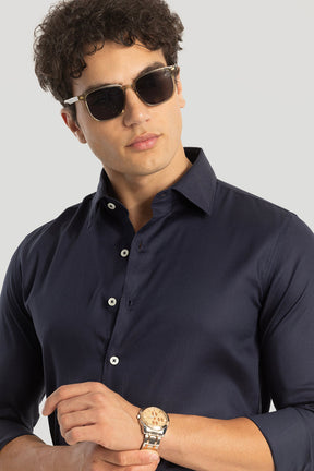 Navy Slim Fit Shirt