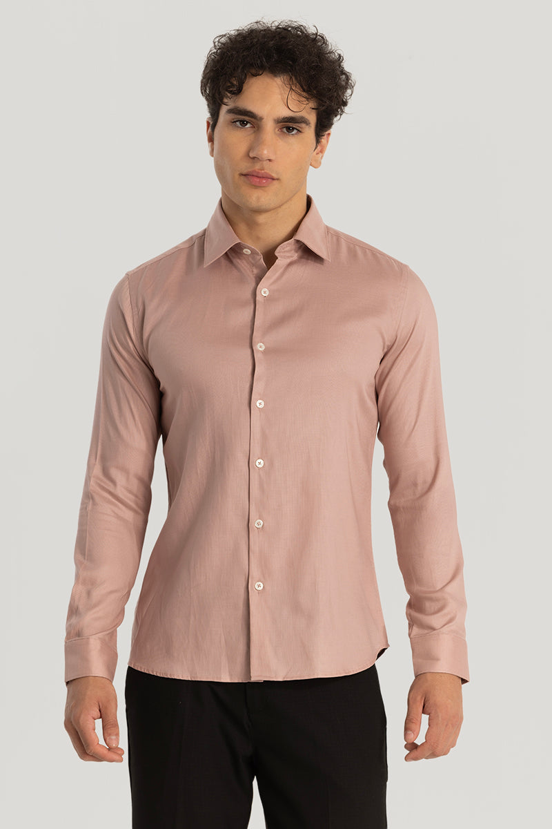 Pink Slim Fit Shirt