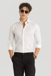 White Slim Fit Shirt