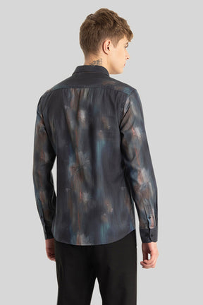 Shadow Grey Abstract Shirt