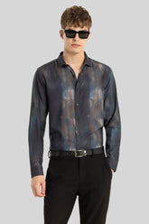 Shadow Grey Abstract Shirt