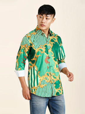 Pushpa 2 Abstract Printed Men's Shirt