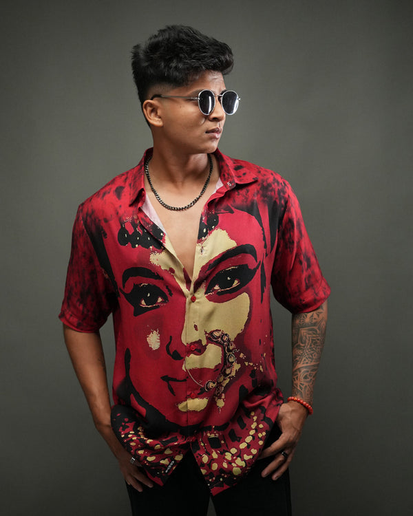 Allu Arjun - Scarlet Queen Printed Shirt