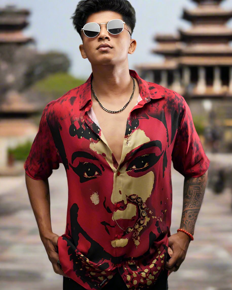 Allu Arjun - Scarlet Queen Printed Shirt